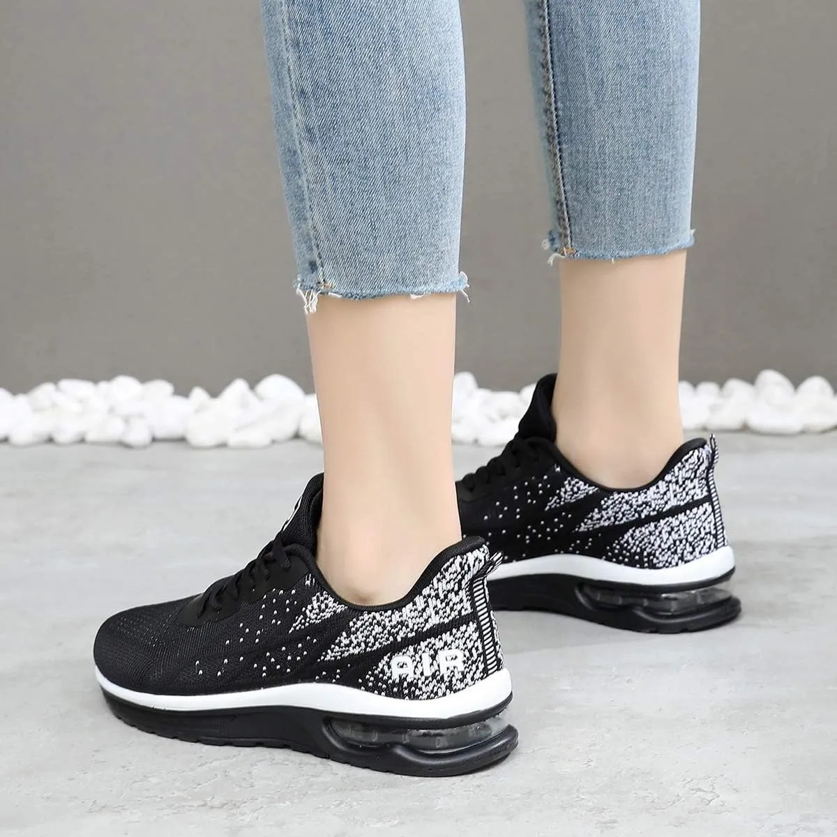 GANNOU Women's Athletic Running Shoes Fashion Sport Gym Jogging Tennis Fitness Sneaker US5.5-11