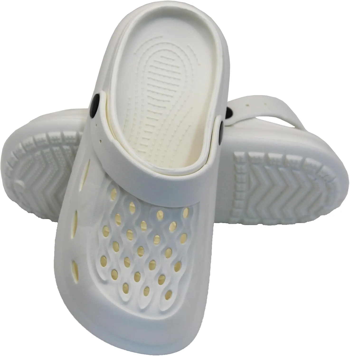 Garden Clogs for Women and Men, Slip On Mules Sandals Classic Slippers Outside Home Casual Wear Non-Slip Air Cushion Thick Bottom Sliders Shoes
