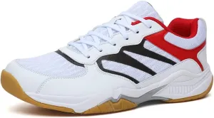 GEXECEUSS Men's Comfortable Badminton Shoes for Sport: Womens Breathable Tennis Shoes for Training - Adults Pickleball Sneakers