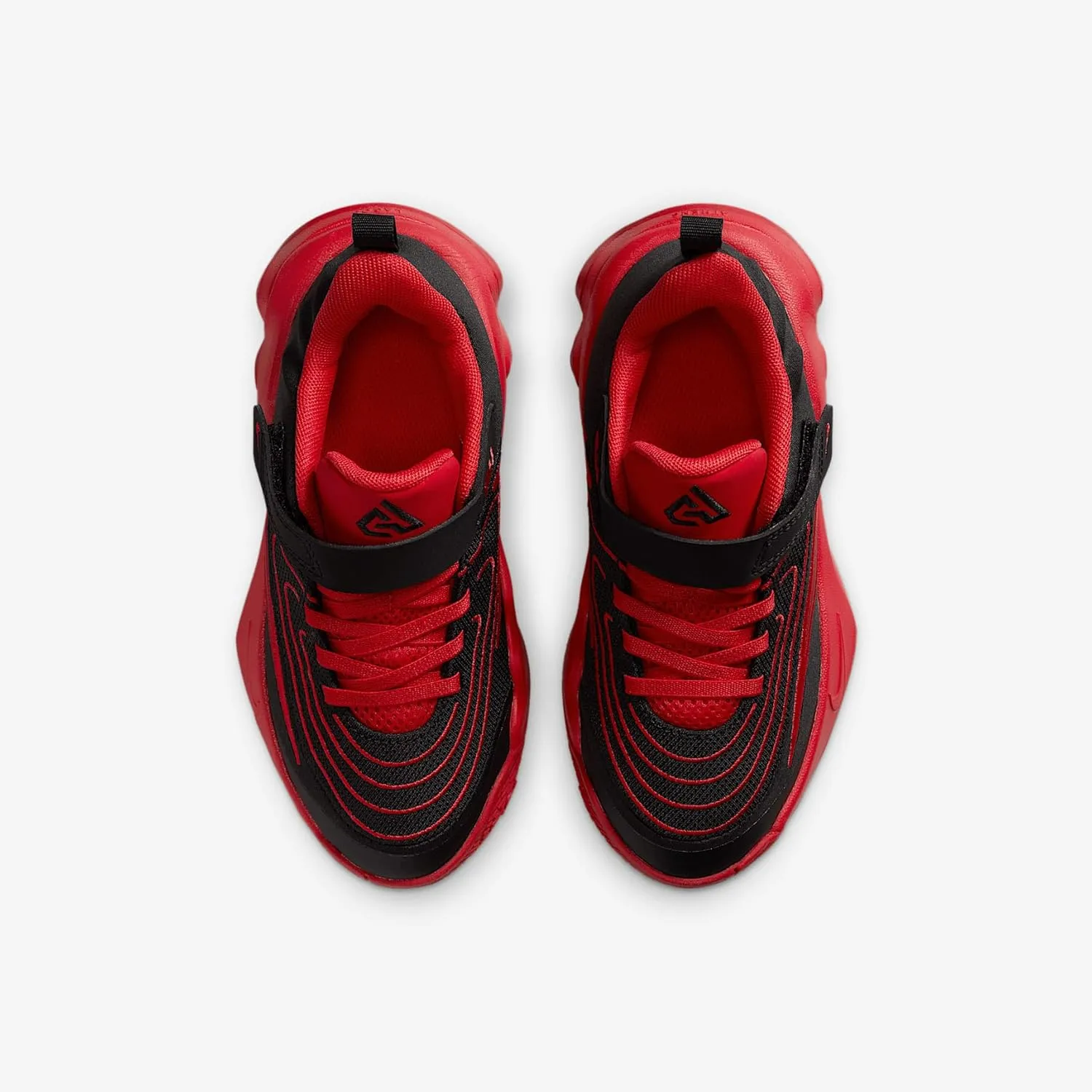 Giannis Immortality 4 Little Kids' Shoes (FZ6733-005, Black/University Red/Team Red)