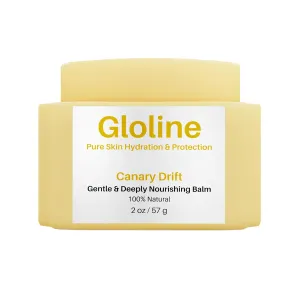 Gloline Canary Drift – All Natural Skin Superfood Balm for Face & Body with Squalane, Shea Butter, Beeswax, Argan Oil, Vitamin E   6 Antioxidant-Rich Botanicals | Deeply Moisturizing and Nourishing