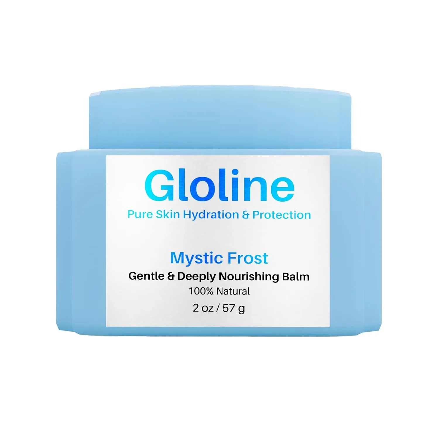 Gloline Mystic Frost – All Natural Skin Superfood Balm for Face & Body with Squalane, Shea Butter, Menthol, Eucalyptus, Vitamin E   6 Antioxidant-Rich Botanicals | Deeply Moisturizing and Nourishing