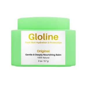 Gloline Original – All Natural Skin Superfood Balm for Face & Body with Squalane, Shea Butter, Vitamin E   6 Antioxidant-Rich Botanicals | Deeply Moisturizing and Nourishing | Collagen Boosting