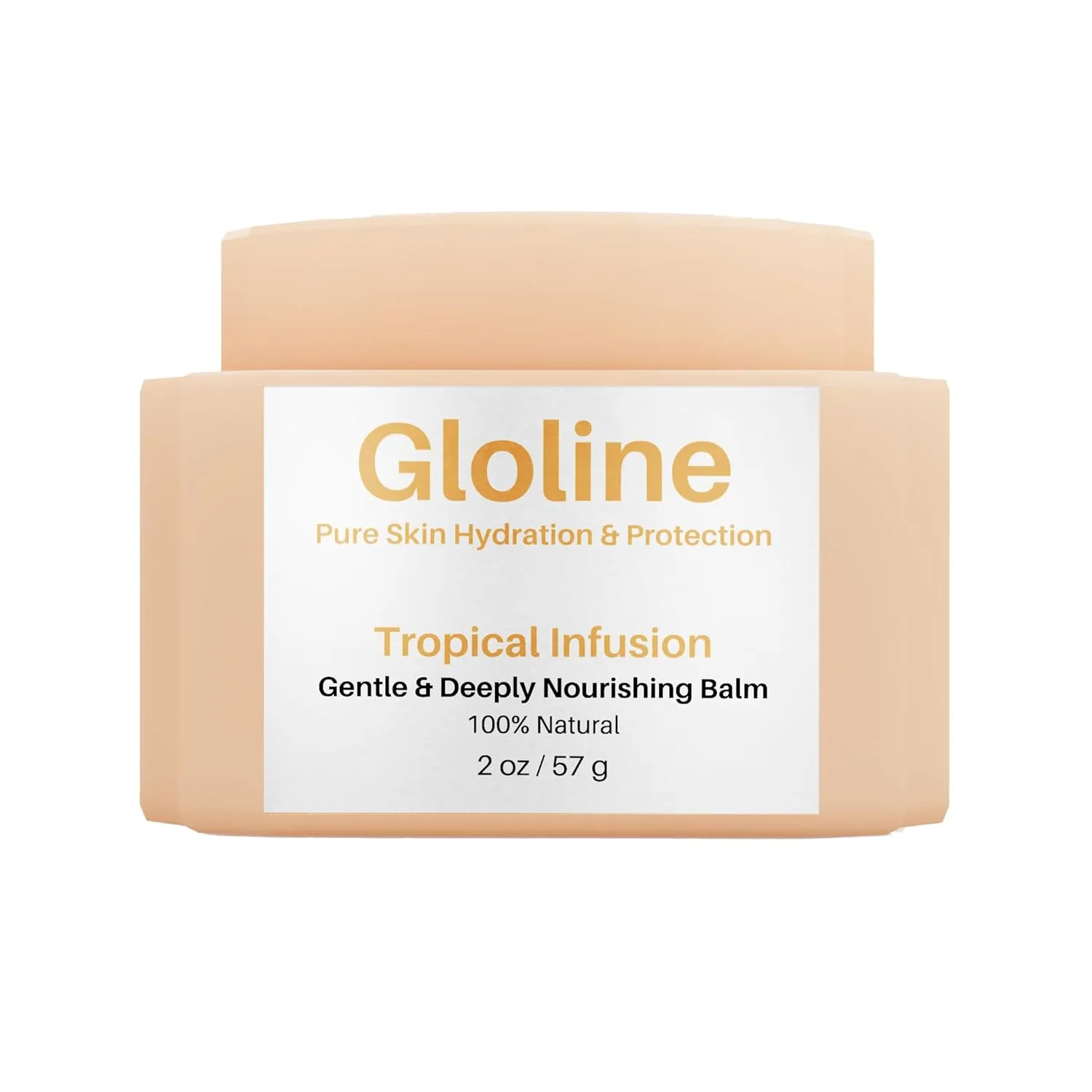 Gloline Tropical Infusion – All Natural Skin Superfood Balm for Face & Body with Squalane, Shea Butter, Argan Oil, Vitamin E   6 Antioxidant-Rich Botanicals | Deeply Moisturizing and Nourishing