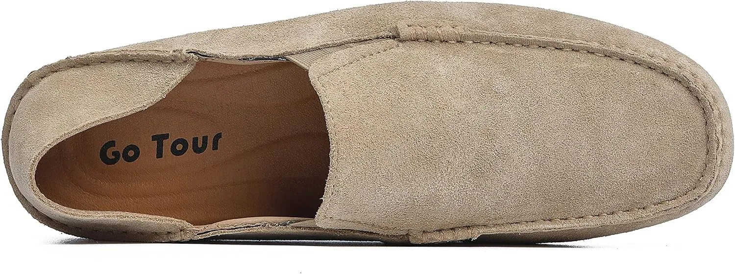 Go Tour Handmade Mens Casual Loafers Moccasins Slip On Driving Shoes