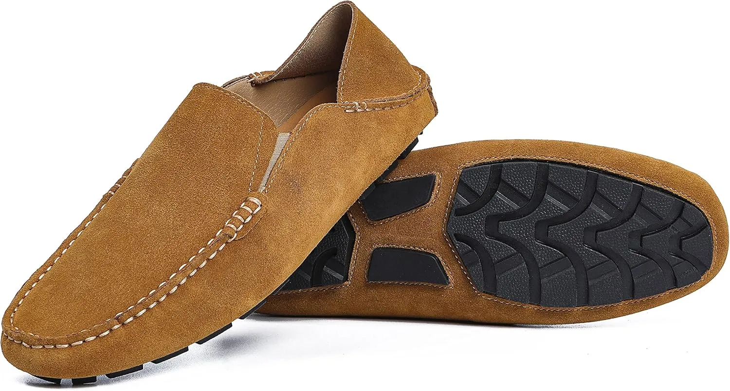 Go Tour Handmade Mens Casual Loafers Moccasins Slip On Driving Shoes
