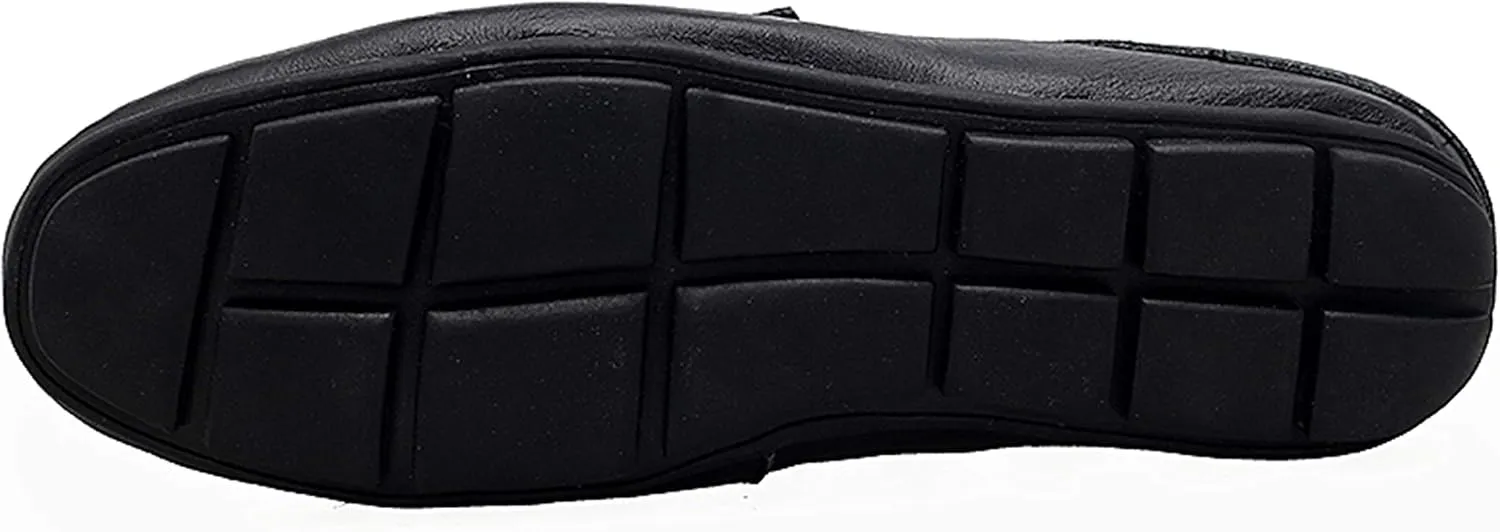 Go Tour Mens Mules Clog Slippers Breathable Punching Leather Slip on Shoes Casual Loafers