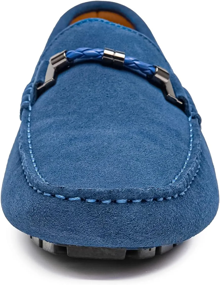 Go Tour Men's Penny Loafers Moccasin Driving Shoes Slip On Flats Boat Shoes