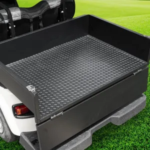 Golf cart Cargo Box Mat Fit for Club Car/E-Z-GO/YA/Star Car/Excar/Icon and Most Golf Carts with Steel or Aluminum Cargo Box.Full Coverage Anti-Slip Mat Protect Golf Cart Cargo Boxes.