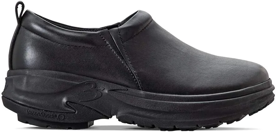Gravity Defyer Men's G-Defy Lars Clogs - Shock Absorbing Leather Slip-On Supportive Clogs for Standing