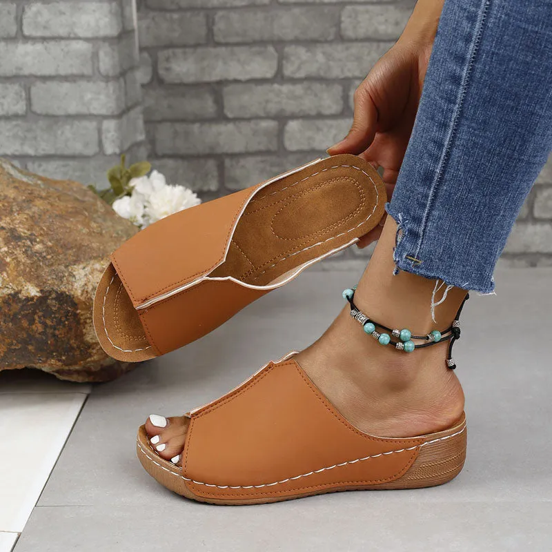 GS Mule | Elegante muiltjes met wedge hak voor dames