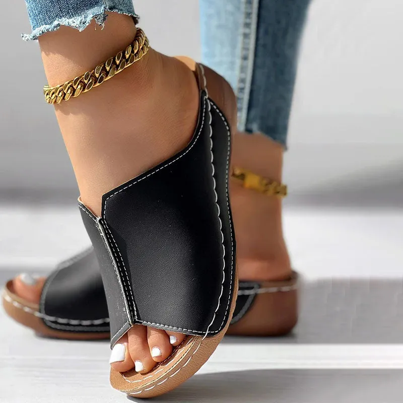GS Mule | Elegante muiltjes met wedge hak voor dames