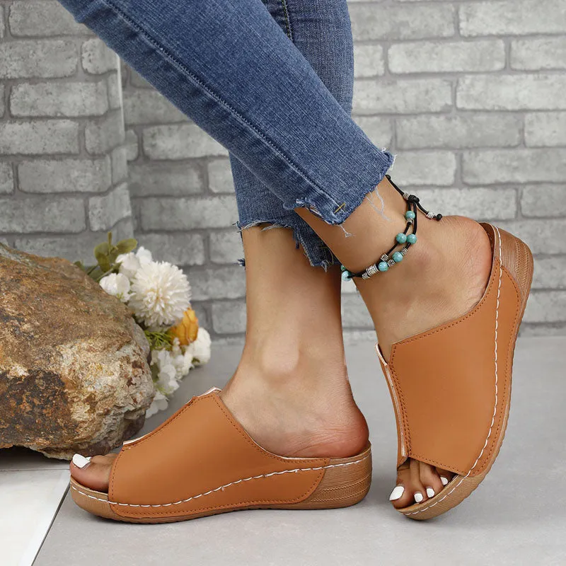 GS Mule | Elegante muiltjes met wedge hak voor dames