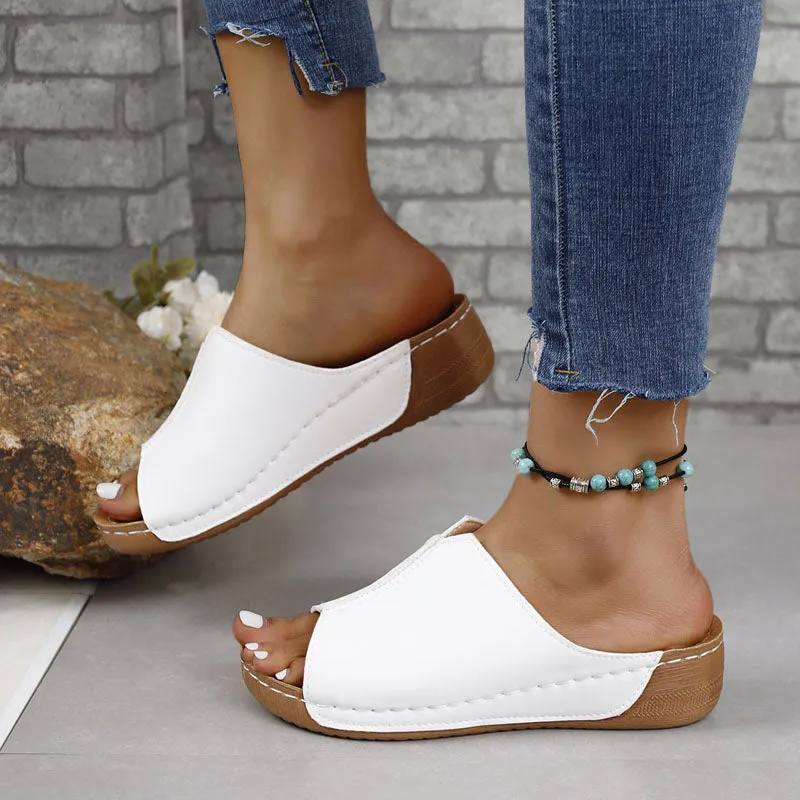 GS Mule | Elegante muiltjes met wedge hak voor dames