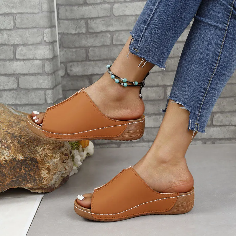 GS Mule | Elegante muiltjes met wedge hak voor dames