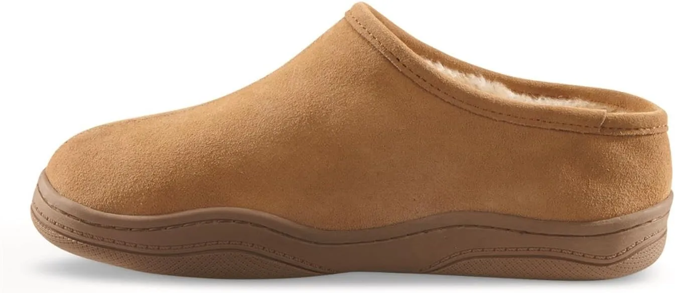 Guide Gear Clog Slippers for Men, Indoor Outdoor Suede Supportive Slippers