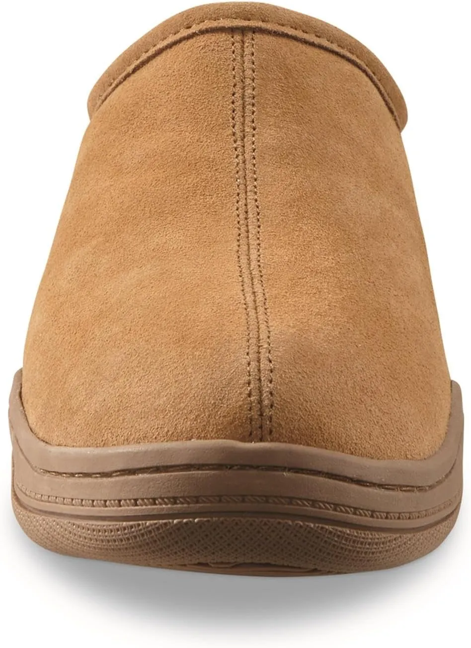 Guide Gear Clog Slippers for Men, Indoor Outdoor Suede Supportive Slippers