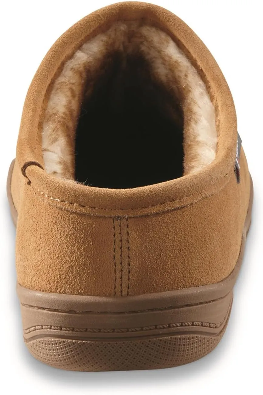 Guide Gear Clog Slippers for Men, Indoor Outdoor Suede Supportive Slippers