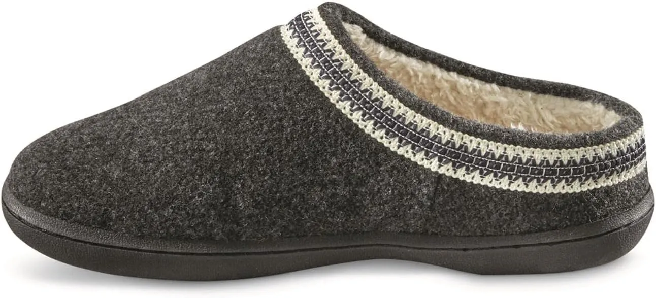 Guide Gear Women’s Wool Clog House Slippers, Indoor and Outdoor, Ladies Bedroom Slippers