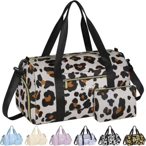 Gym Bag for Women with Shoe Compartment, Sport Gym Tote Bags Travel Duffle Bag for Hospital Yoga Maternity