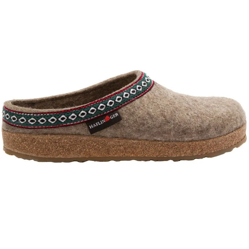 Haflinger GZ Wool Clog – Earth