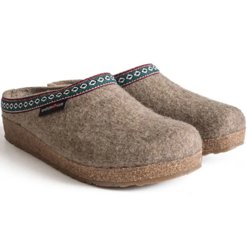 Haflinger GZ Wool Clog – Earth