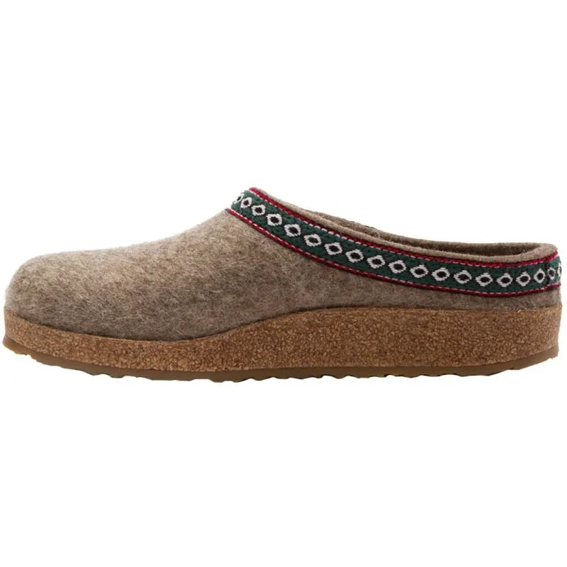 Haflinger GZ Wool Clog – Earth