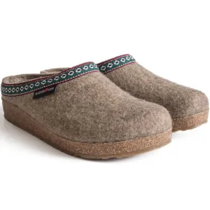 Haflinger GZ Wool Clog – Earth