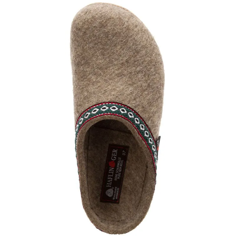 Haflinger GZ Wool Clog – Earth