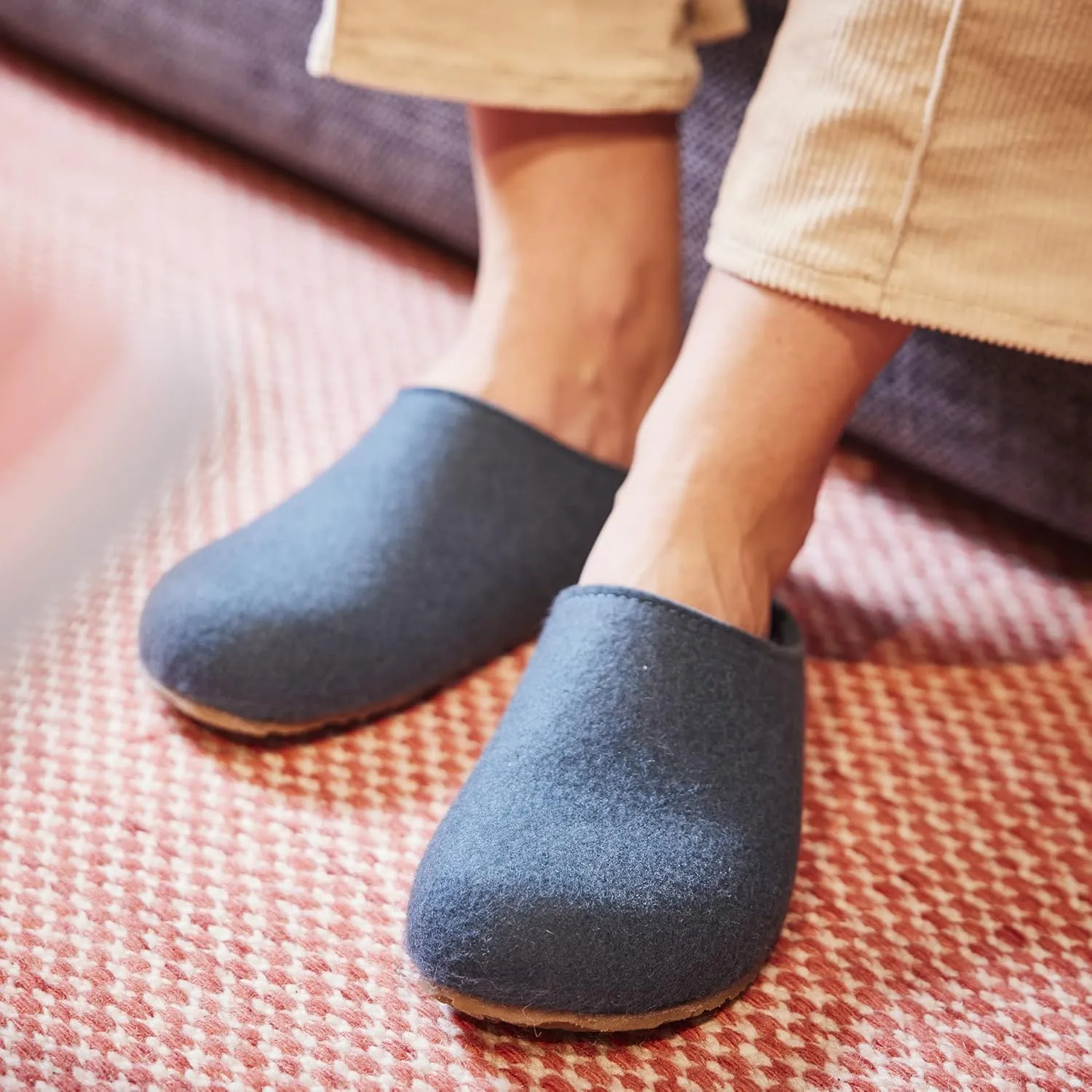 HAFLINGER Michl Felt Clog with Removable Footbed Unisex