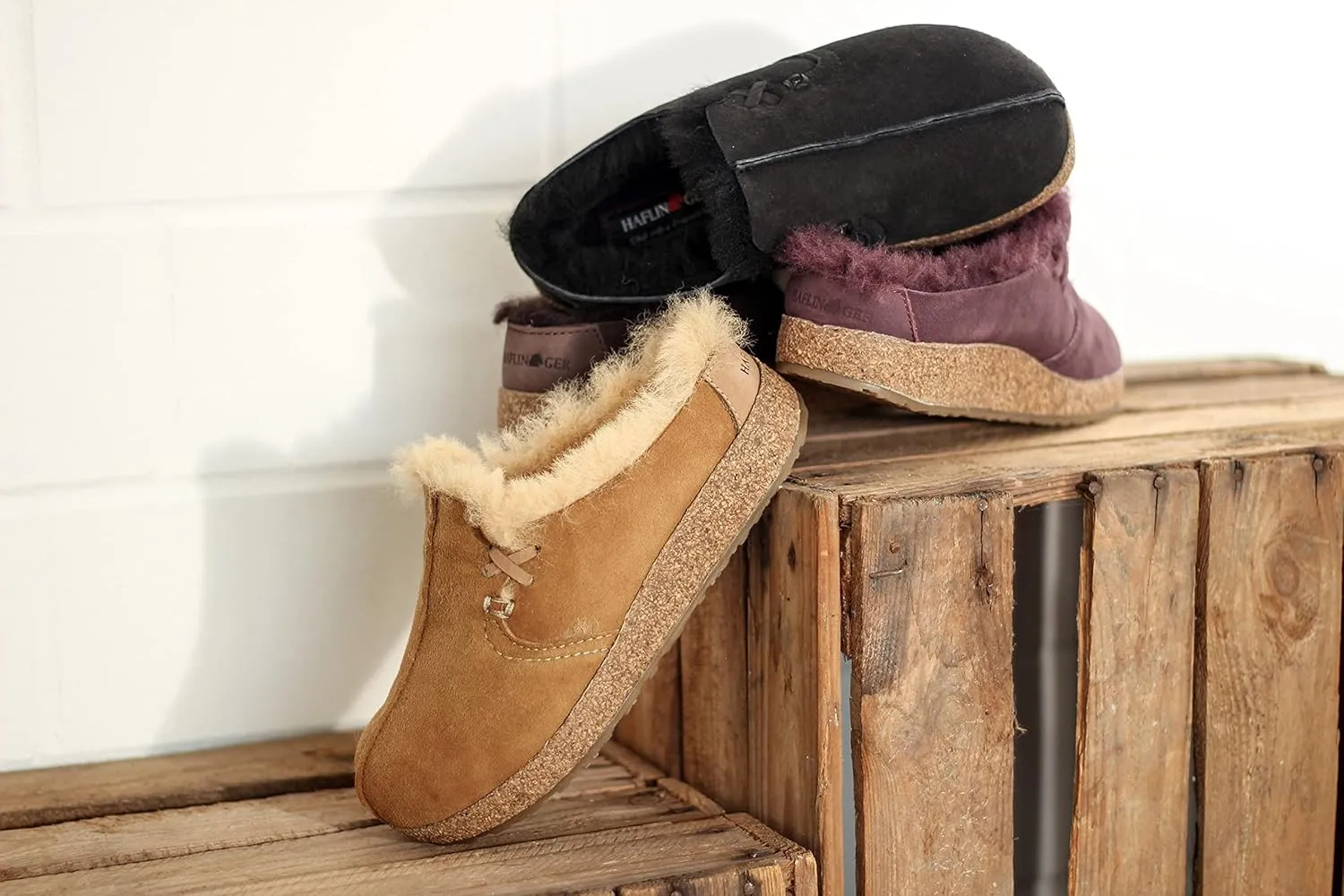 HAFLINGER Saskatchewan Lambskin Leather Clog Unisex