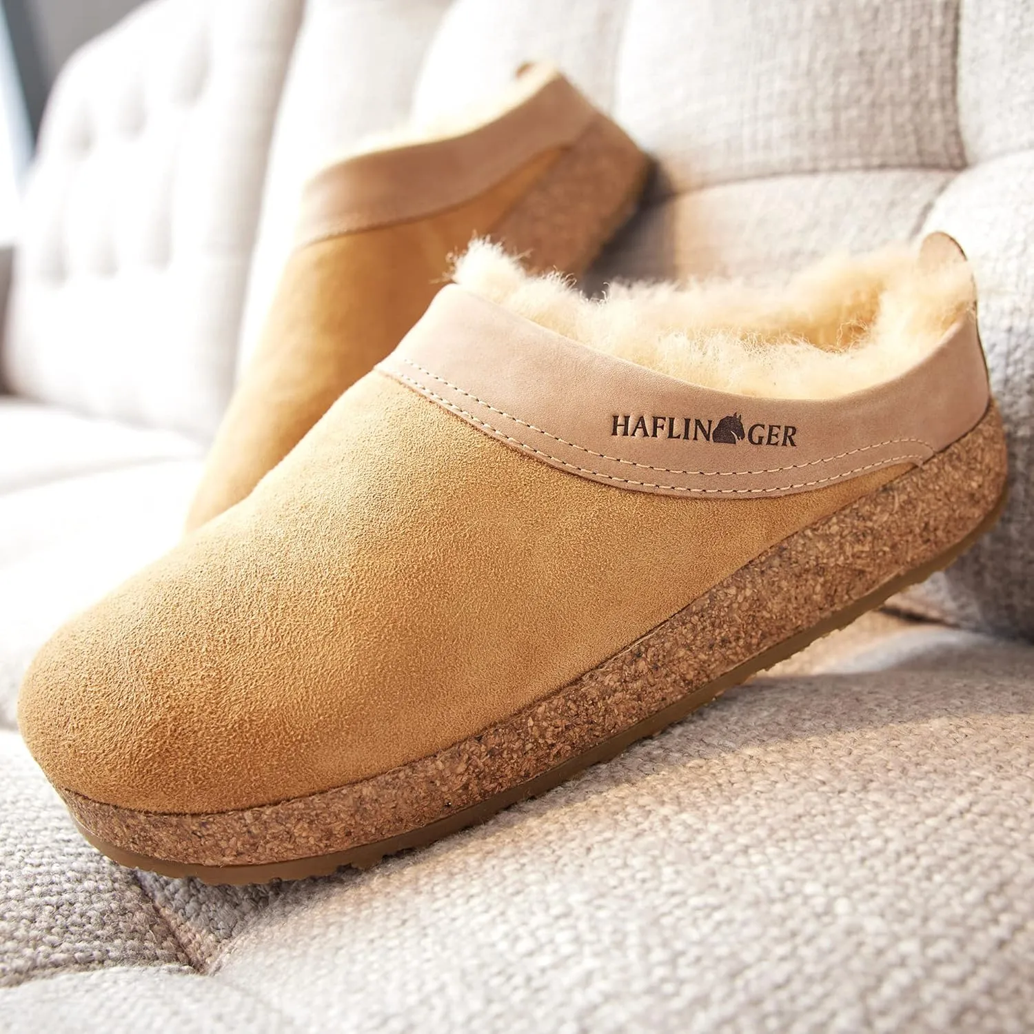 HAFLINGER Snowbird Lambskin Leather Clog Unisex