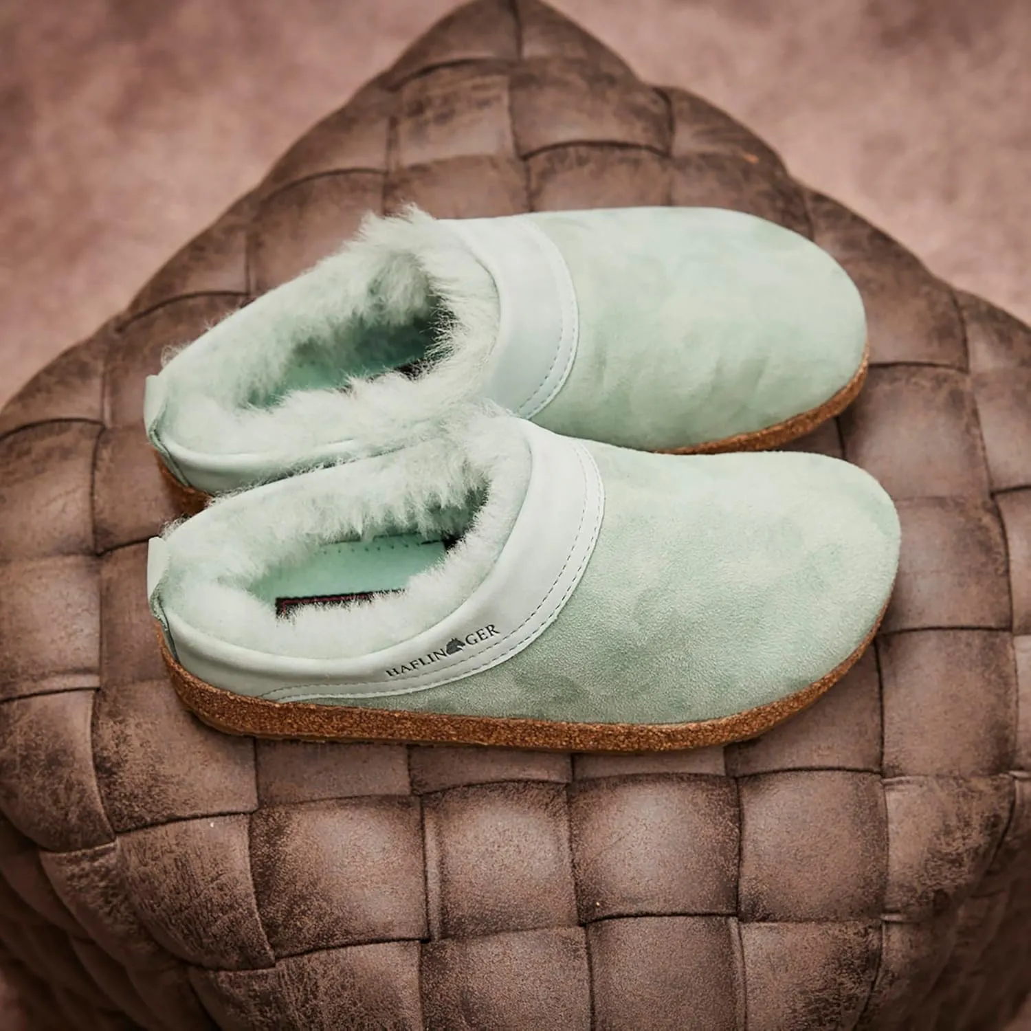 HAFLINGER Snowbird Lambskin Leather Clog Unisex