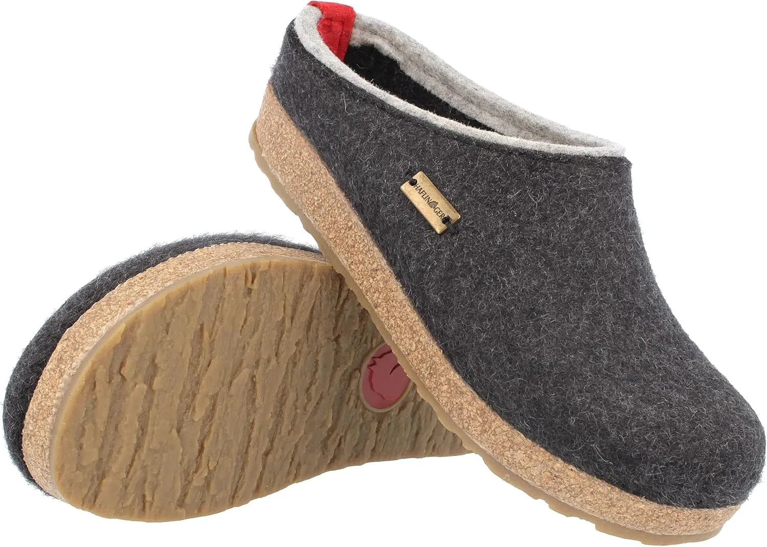 HAFLINGER Unisex Grizzly Kris Wool Clogs