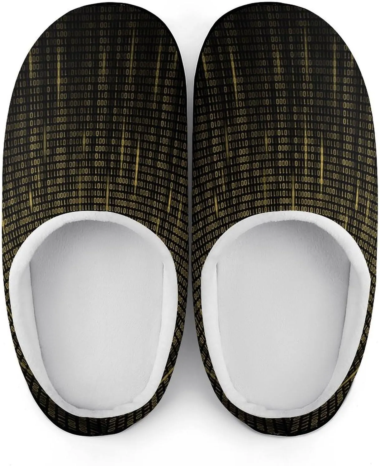 Halloween Party Green House Slippers For Woman Mens Funny Memory Foam Bedroom Slippers Indoor Outdoor Slip-On Shoes