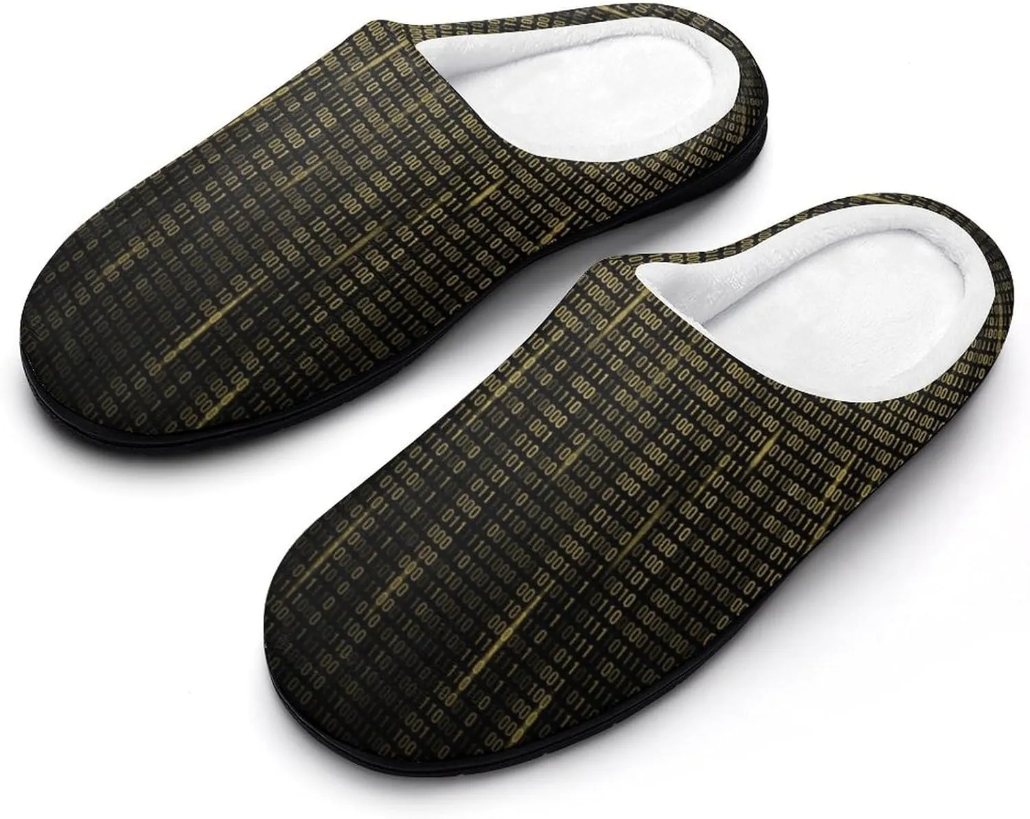 Halloween Party Green House Slippers For Woman Mens Funny Memory Foam Bedroom Slippers Indoor Outdoor Slip-On Shoes