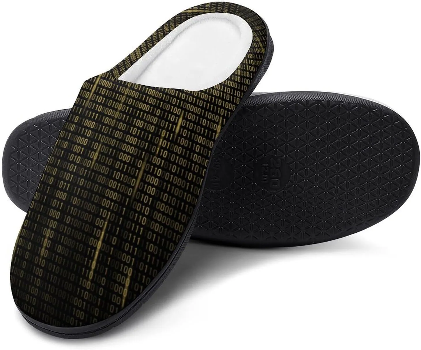 Halloween Party Green House Slippers For Woman Mens Funny Memory Foam Bedroom Slippers Indoor Outdoor Slip-On Shoes