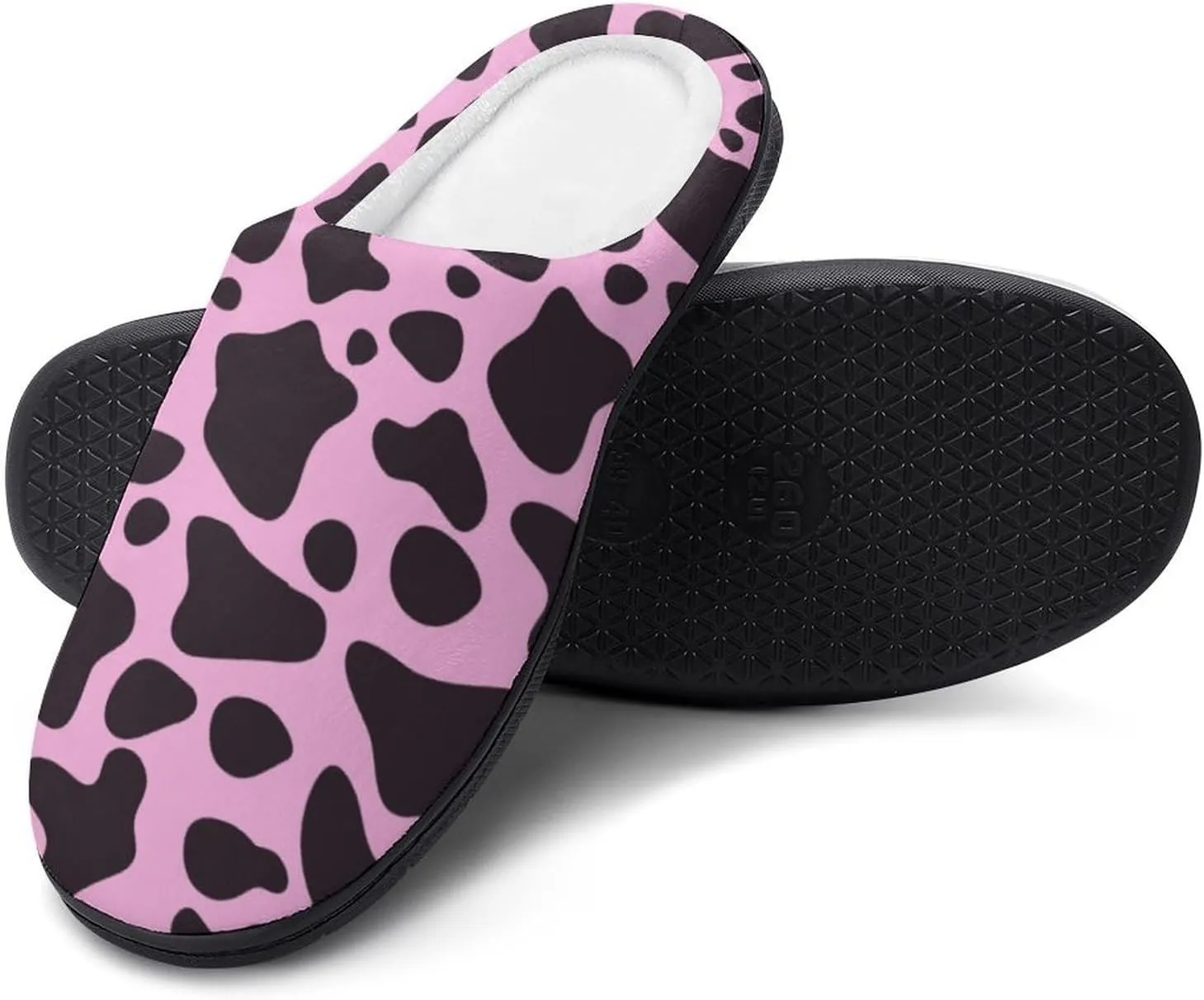 Halloween Slippers For Women Men Warm Memory Foam Cotton House Slippers Clogs Slippers Slip-On Shoes Indoors Outdoor