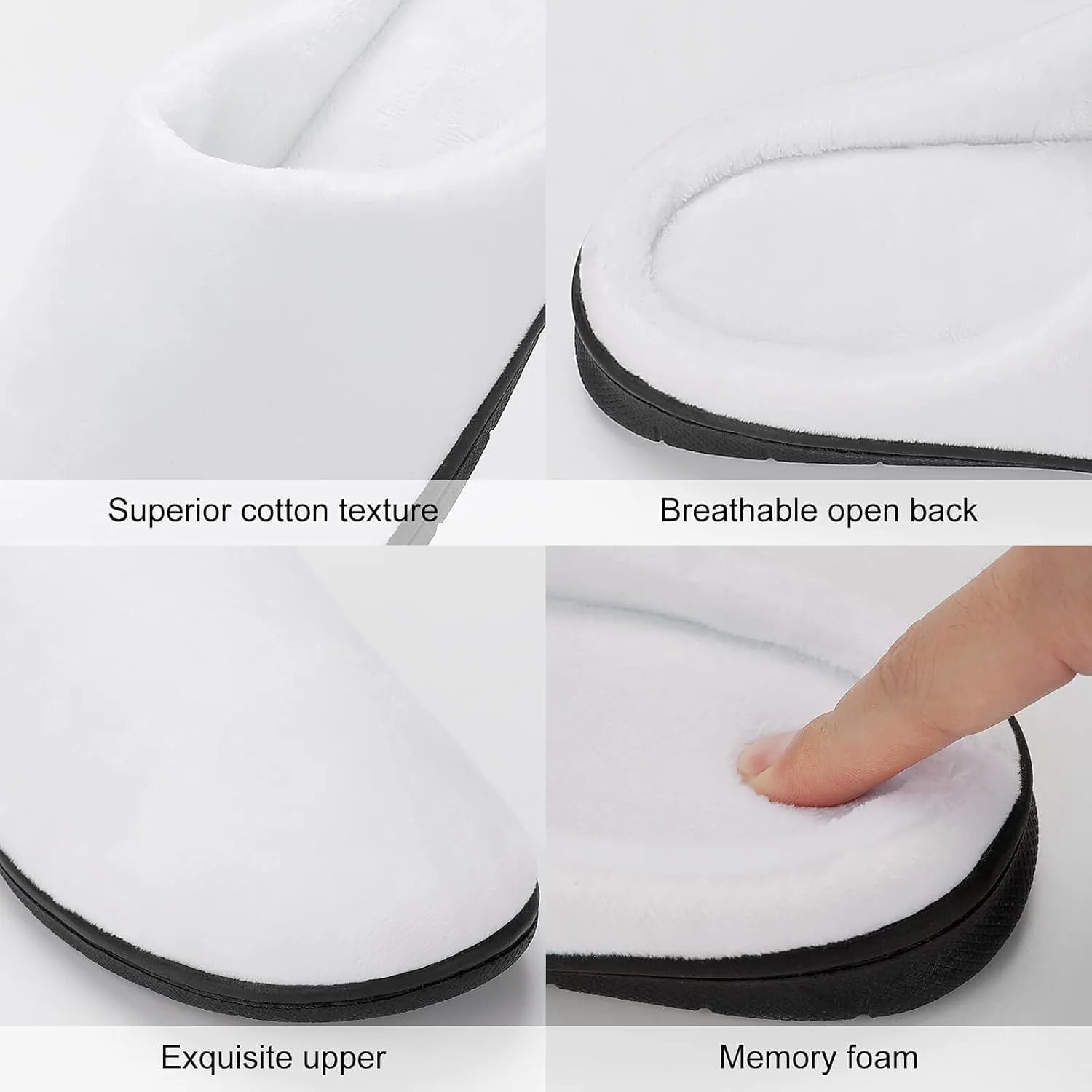 Halloween Slippers For Women Men Warm Memory Foam Cotton House Slippers Clogs Slippers Slip-On Shoes Indoors Outdoor