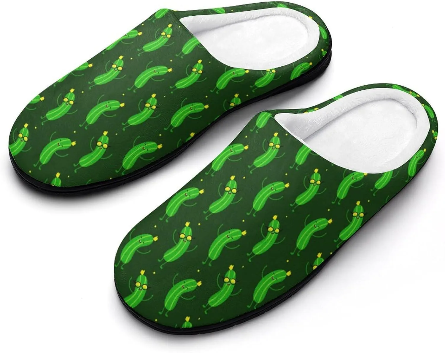 Halloween Slippers For Women Men Warm Memory Foam Cotton House Slippers Clogs Slippers Slip-On Shoes Indoors Outdoor