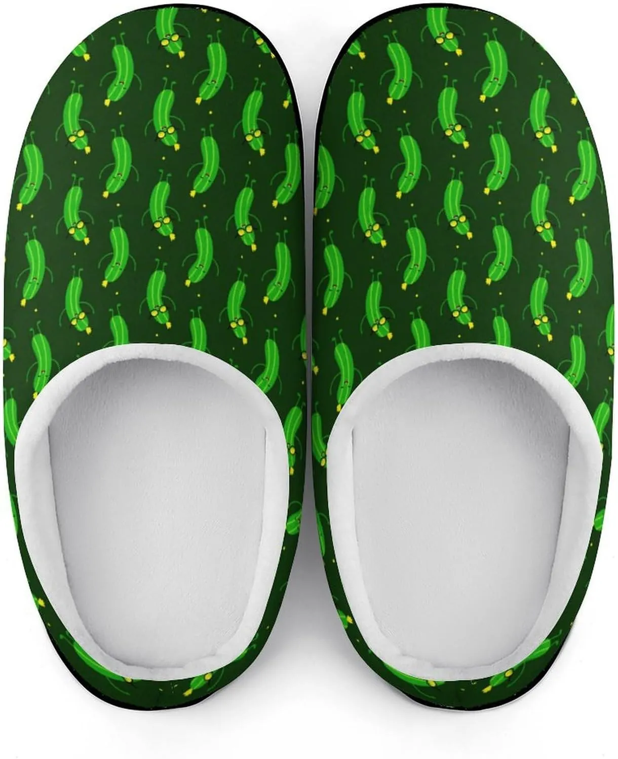 Halloween Slippers For Women Men Warm Memory Foam Cotton House Slippers Clogs Slippers Slip-On Shoes Indoors Outdoor