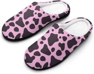 Halloween Slippers For Women Men Warm Memory Foam Cotton House Slippers Clogs Slippers Slip-On Shoes Indoors Outdoor
