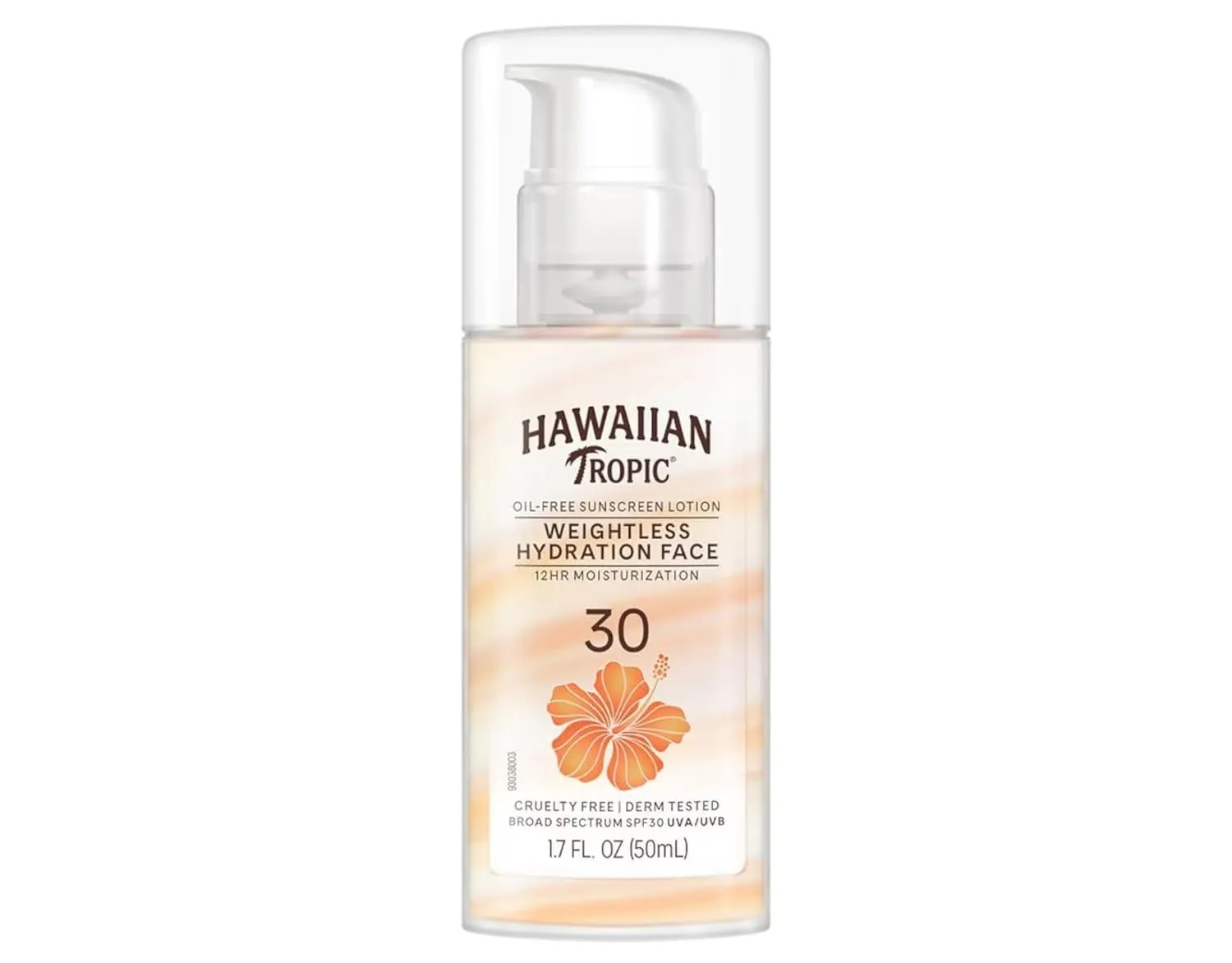 Hawaiian Tropic Weightless Hydration Lotion Sunscreen for Face SPF 30, 1.7oz (2 PACK) | Travel Size Sunscreen, Oil Free Face Sunscreen, Sunblock Face, Mini Sunscreen SPF 30, 1.7oz (1.7 fl. oz., 2)