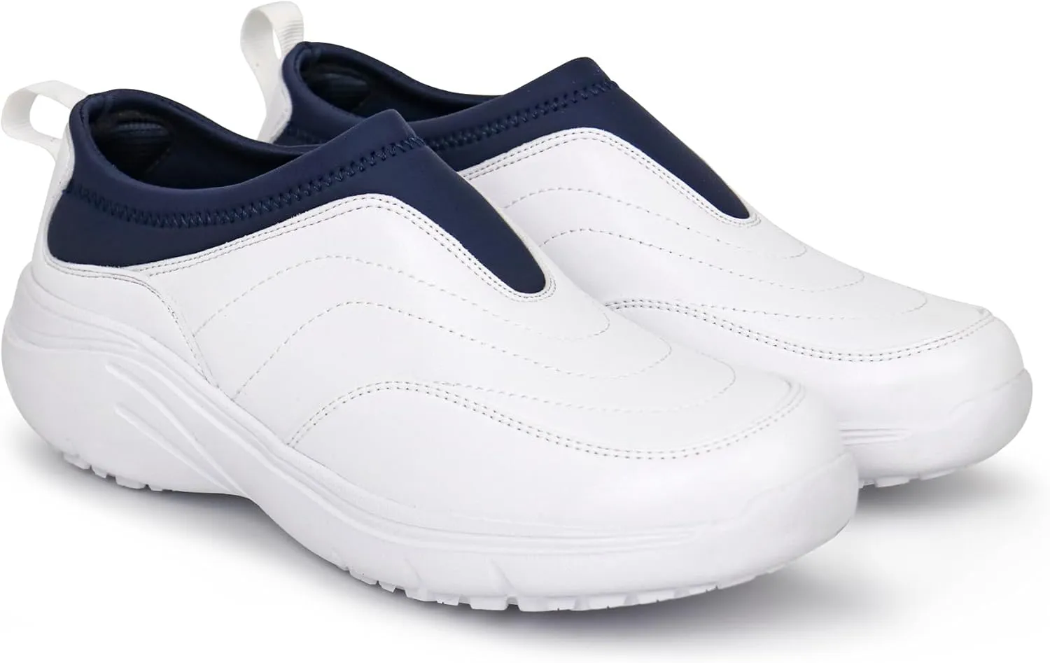Hawkwell Women's Slip On Lightweight Nursing Shoes Slip Resistant Comfortable Medical Work Shoes