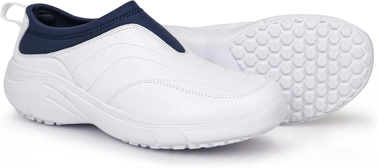Hawkwell Women's Slip On Lightweight Nursing Shoes Slip Resistant Comfortable Medical Work Shoes