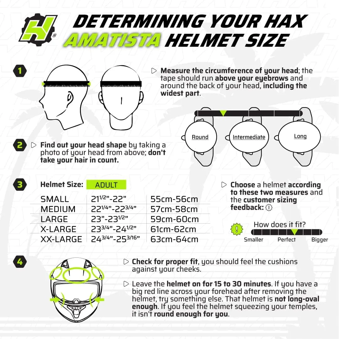 HAX Amatista Modular Flip-Up Dual Visor Motorcycle Helmet - DOT/ECE Approved, Lightweight, Comfortable, and Stylish Helmet for Men and Women (Wind Red L)