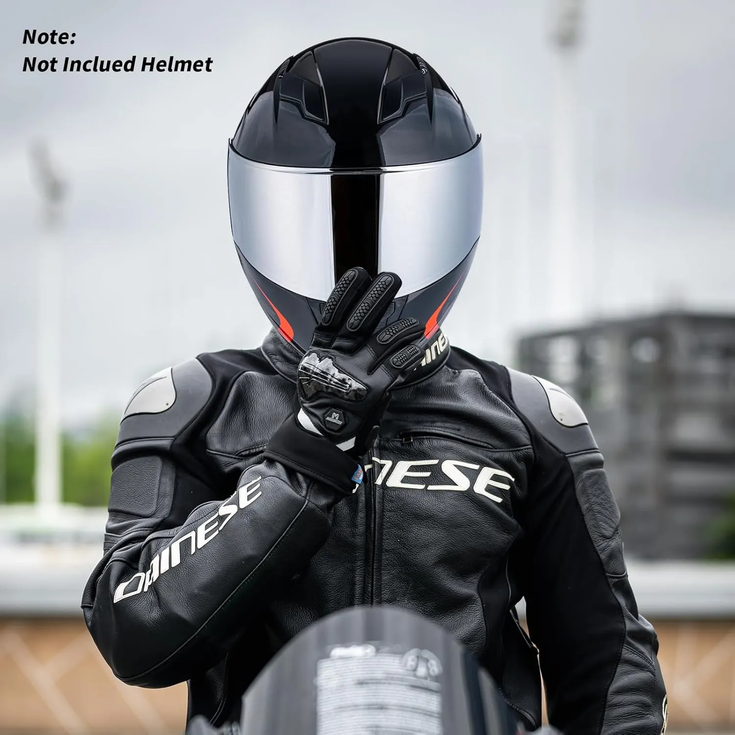 Helmet Shield For Assault/Rapid/Stream Full Face Shield Street Motorcycle Helmet Visor Replacement(Chrome Silver)