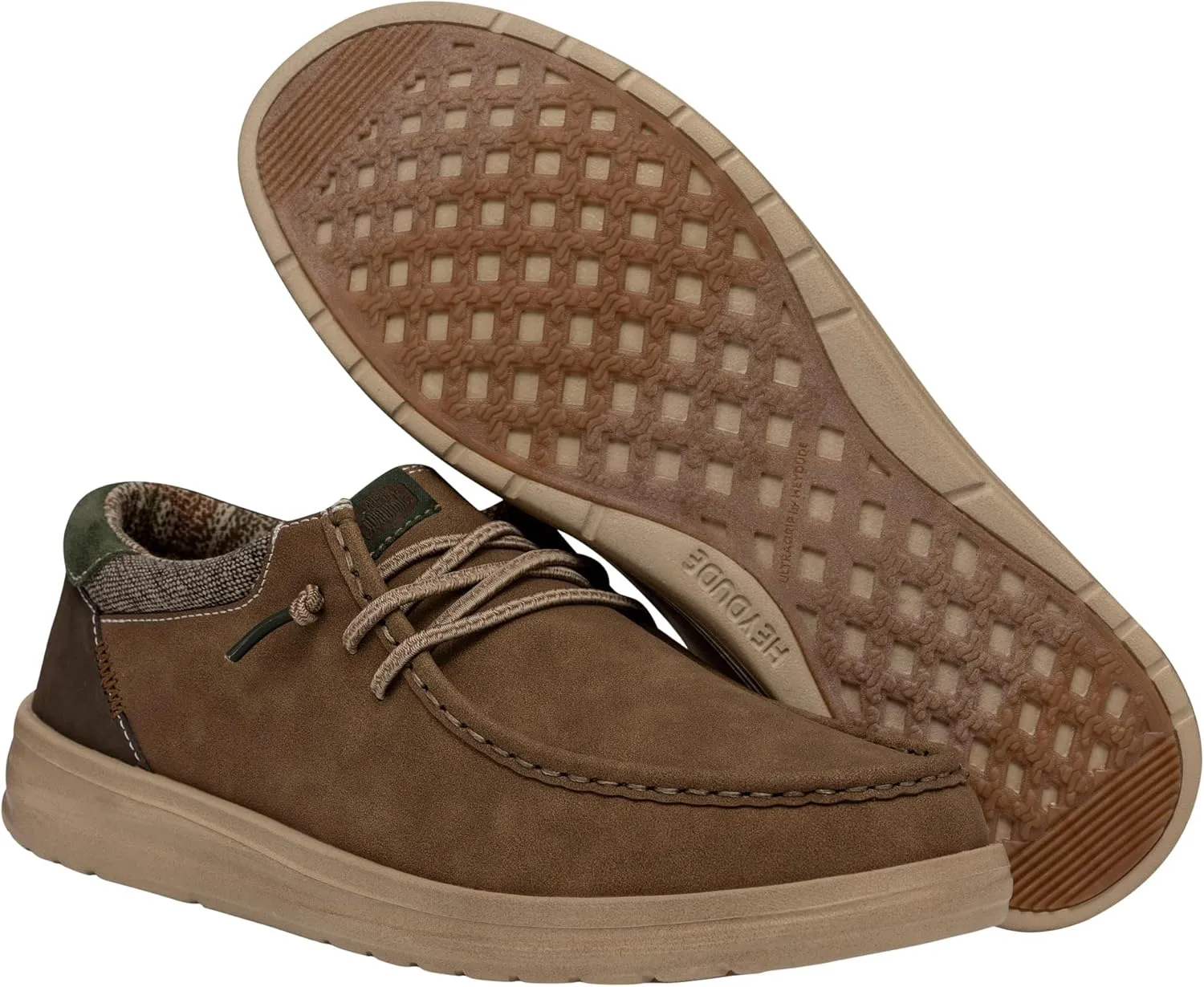 Hey Dude Men's Paul | Men’s Shoes | Men's Lace Up Loafers | Comfortable & Light-Weight