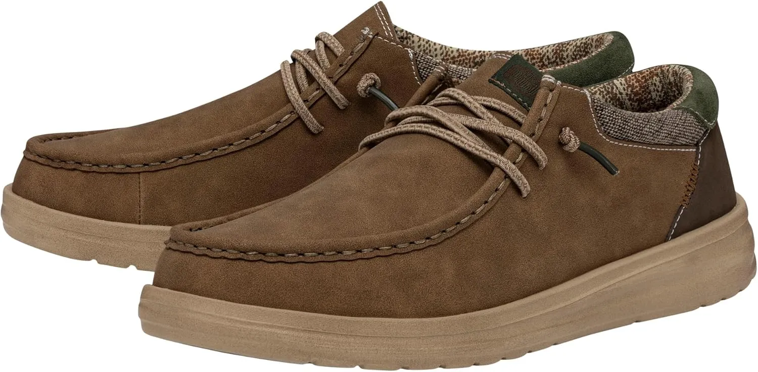 Hey Dude Men's Paul | Men’s Shoes | Men's Lace Up Loafers | Comfortable & Light-Weight