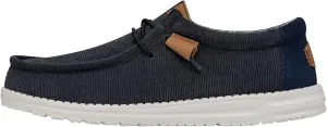 Hey Dude Men's Wally Corduroy Multiple Colors & Sizes | Men’s Shoes | Men's Lace Up Loafers | Comfortable & Light-Weight